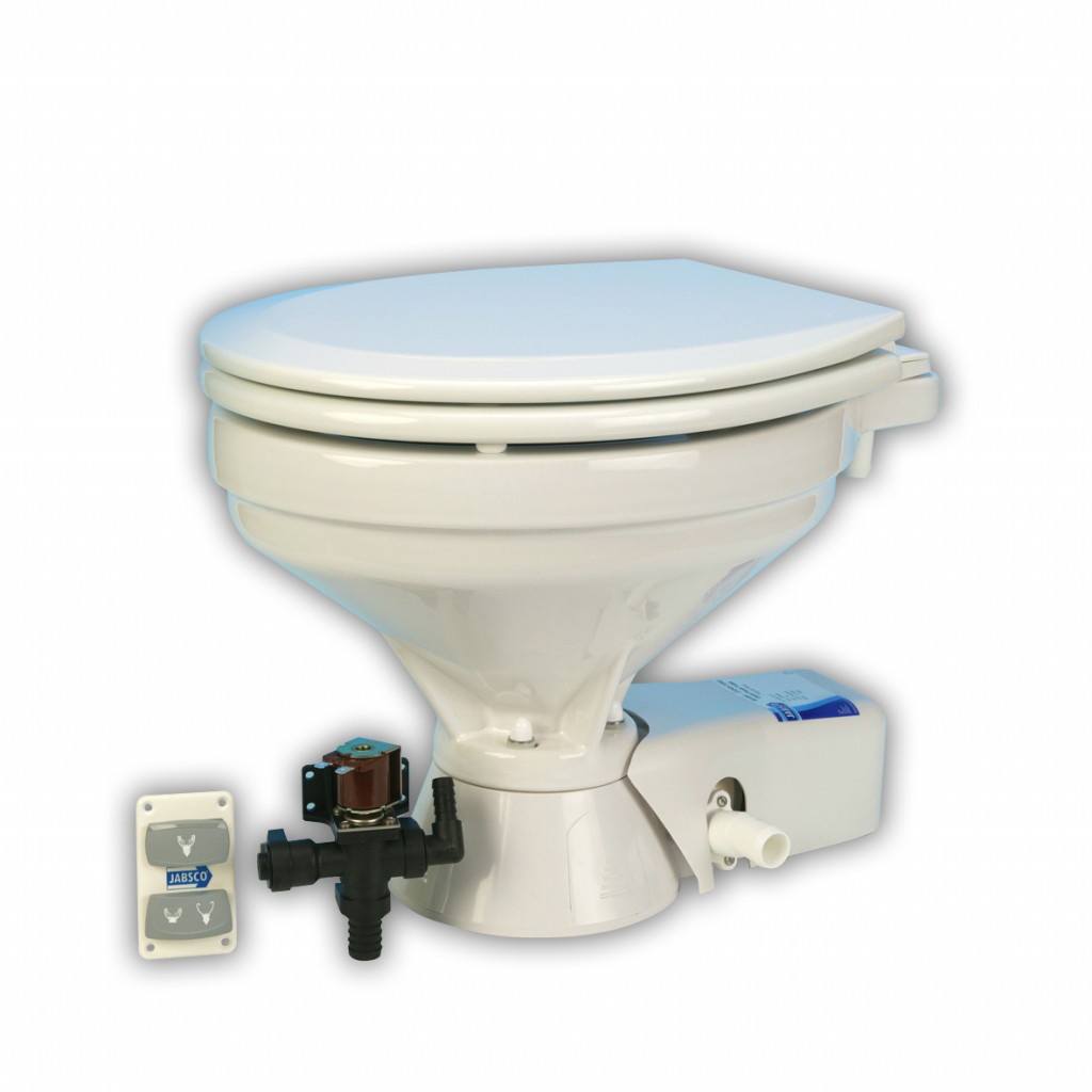 37045 Quiet Flush Electric Toilet - Freshwater